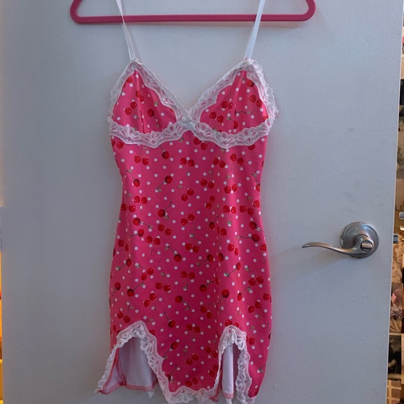 YesStyle Dresses & Skirts - cherry print mini dress